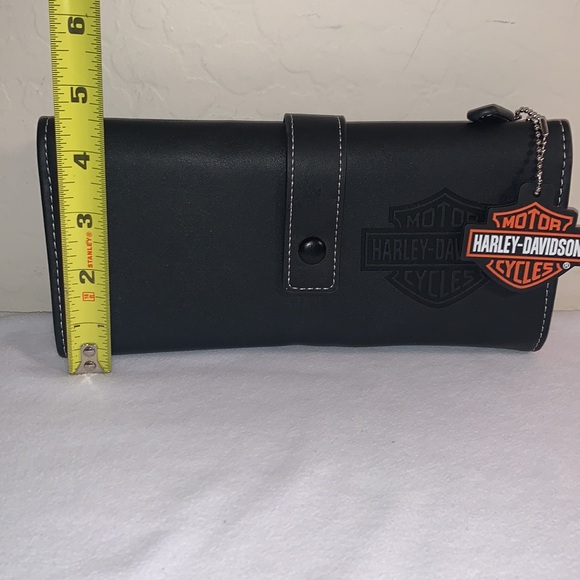 HARLEY-DAVIDSON BRAND NEW TRI-FOLD ORGANIZER WALLET - Picture 9 of 13